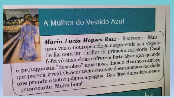 Por Todo o Infinito Lucia Moyses Dezequilíbrios, AVALIAÇÕES A MULHER DO VESTIDO AZUL