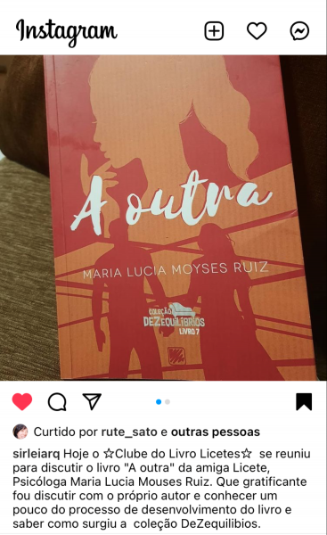 Por Todo o Infinito Lucia Moyses Dezequilíbrios, AVALIAÇÕES A OUTRA